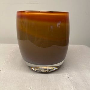 Glassybaby. Janes Caramel.